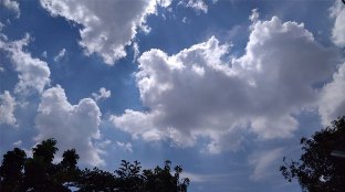 Ilustrasi cuaca cerah berawan di Pekanbaru selama Iduladha (foto/int)